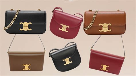 celine triomphe shoulder bag dupe|celine triomphe bag sizes.